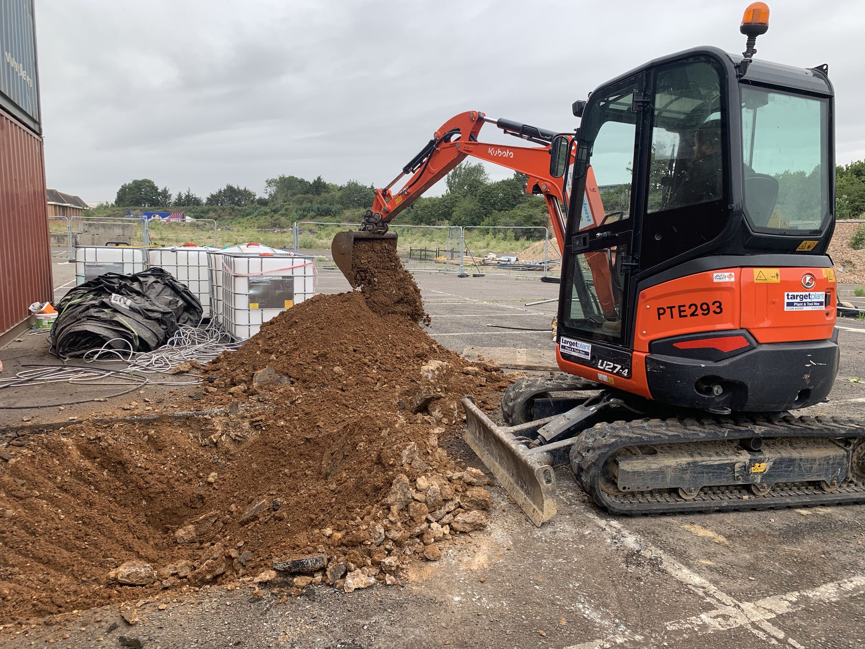 Digging services by BPS Contractors Ltd