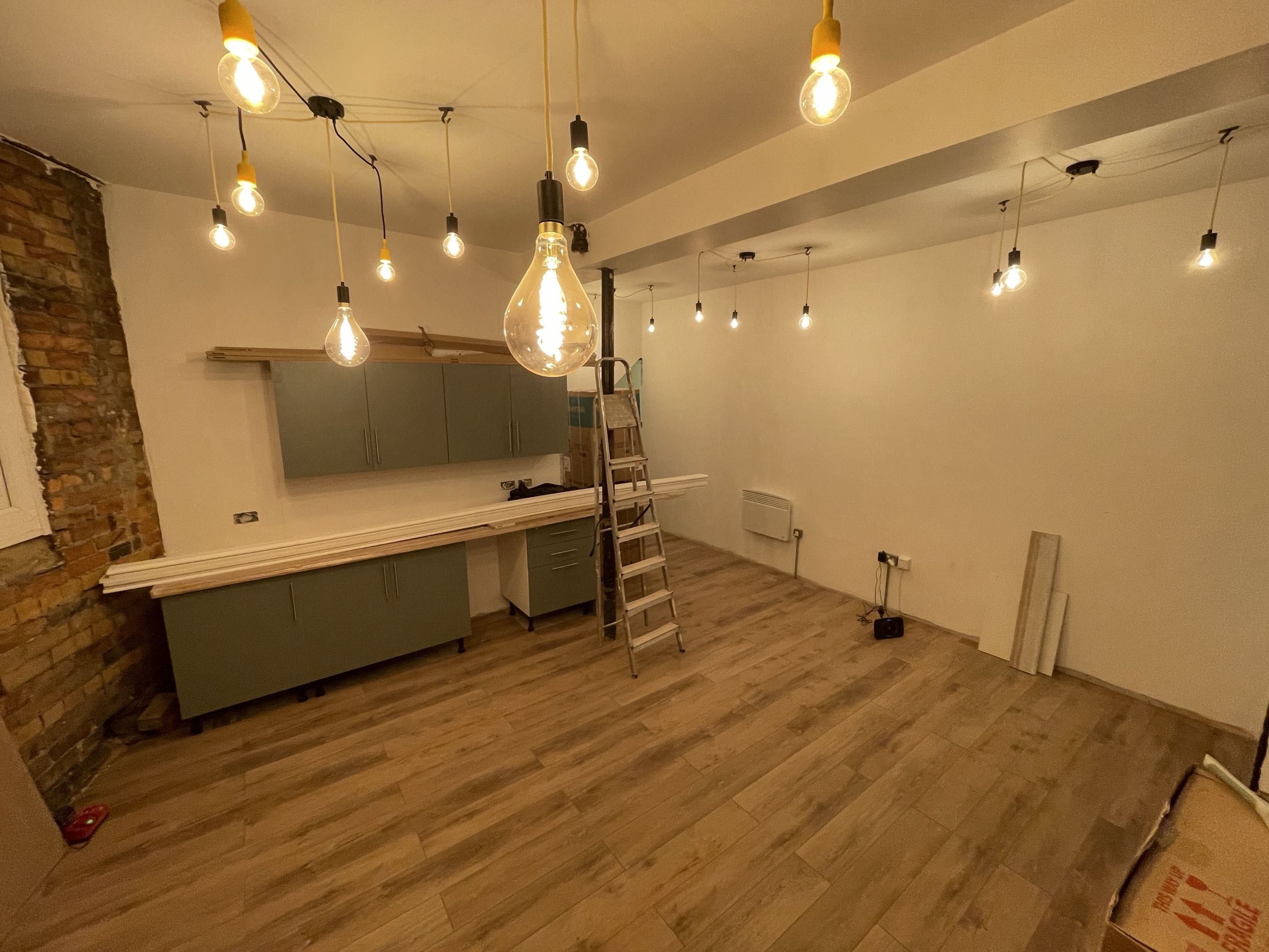 Interior completed lighting fitout