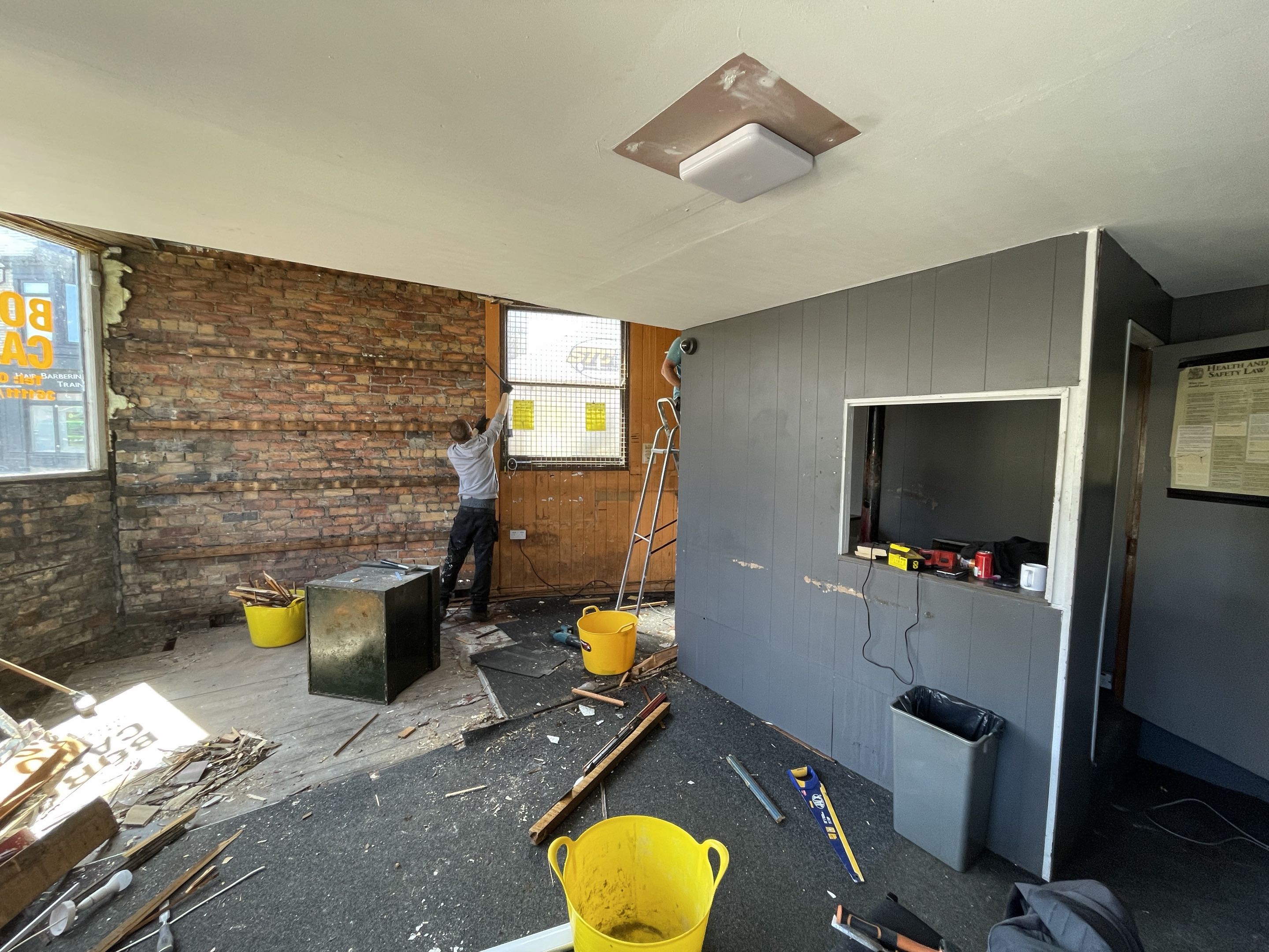 Interior strip out stage